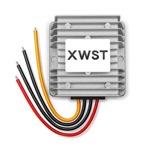 XWST DC 24V Step up to 48V 6A 288W Converter Voltage Converter, 48Volt Regulator Waterproof DC/DC Boost Transformer Power Supply (24V to 48V 6A)