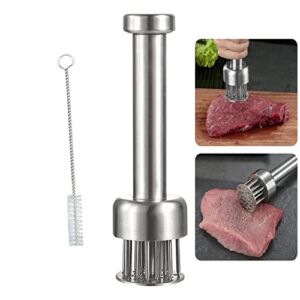 Meat Tenderizer,Home Sharp Needle Meat Tenderizer Tool,Professional Meat Tenderizer Stainless Steel,Kitchen Cooking Tool for Tenderizing Beef,Pork,Chicken,Lamb and More