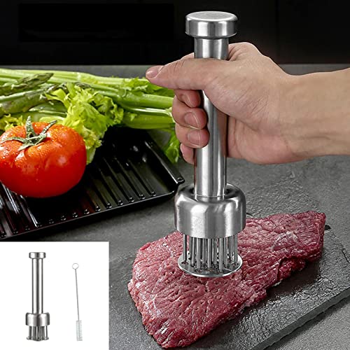 Meat Tenderizer,Home Sharp Needle Meat Tenderizer Tool,Professional Meat Tenderizer Stainless Steel,Kitchen Cooking Tool for Tenderizing Beef,Pork,Chicken,Lamb and More | The Storepaperoomates Retail Market - Fast Affordable Shopping