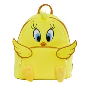 Loungefly Looney Tunes Tweety Plush Womens Double Strap Shoulder Bag Purse