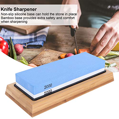 Knife Grinding Tool, Knife Sharpener, Sharpening Stone, Wear‑Resistant Non‑Slip 2000+5000Grit High‑Hardness for Home Kitchen | The Storepaperoomates Retail Market - Fast Affordable Shopping