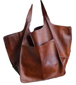 Molodo Womens Handbag, Pu Leather Bucket Tote Purse And Handbags Medium Satchel Hobo Purse Designer Work Shoulder Bags