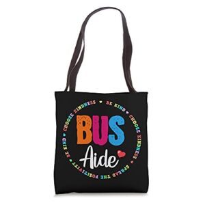 Bus Driver Aide Matching Group Squad Back to School Tote Bag