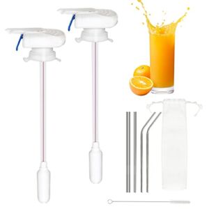 2 pack Electric Tap,Milk dispenser,Automatic Drink Dispenser,Hand Free Electric Tap Dispenser for Kids juice beer, Suitable for Outdoor and Home Kitchens, Party Beverage Dispenser