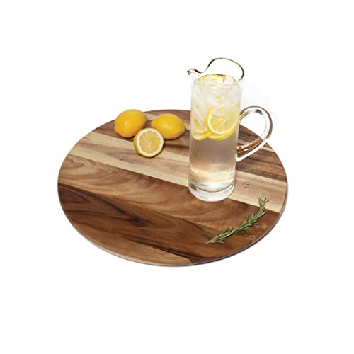 Lipper International Acacia Natural Finish Grand 20″ Turntable Lazy Susan for Table or Pantry | The Storepaperoomates Retail Market - Fast Affordable Shopping