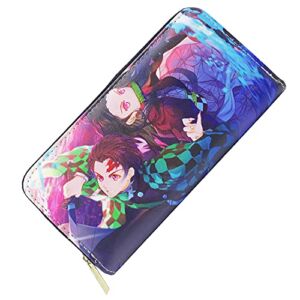 Anime Wallet Mens Wallet Leather Wallet Anime Purse(DS sis-bro Wallet)
