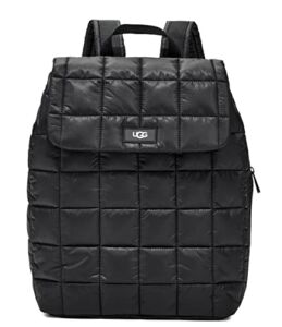 UGG womens Adaya Puff Backpack, Black, One Size US