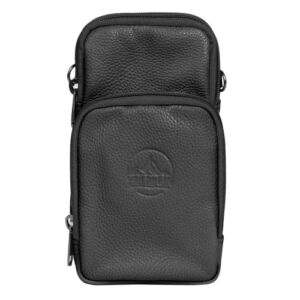 Ama Dablam Genuine Leather Small Crossbody Bag Phone Purse | Handcrafted Premium | RFID Blocking | Durable Zippers