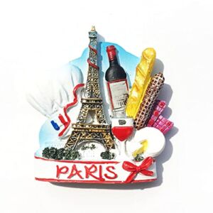 Paris France Refrigerator Magnet Birthday Souvenir Gift 3D Home Kitchen Decoration Magnetic Sticker Fridge Magnet