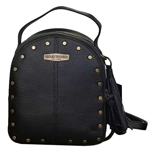 Harley-Davidson Women’s Midnight Rider Leather Convertible Backpack – Black | The Storepaperoomates Retail Market - Fast Affordable Shopping