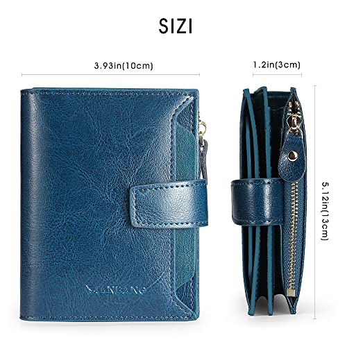 MANBANG Wallets for Women Leather RFID Blocking Small Bifold Zipper Pocket Wallet Card Case Purse with ID Window… | The Storepaperoomates Retail Market - Fast Affordable Shopping