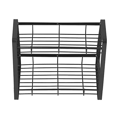 Spice Rack, 2 Layers Iron Waterproof Kitchen Storage Shelf Spice Organizer for Bathroom for Home for Kitchen | The Storepaperoomates Retail Market - Fast Affordable Shopping