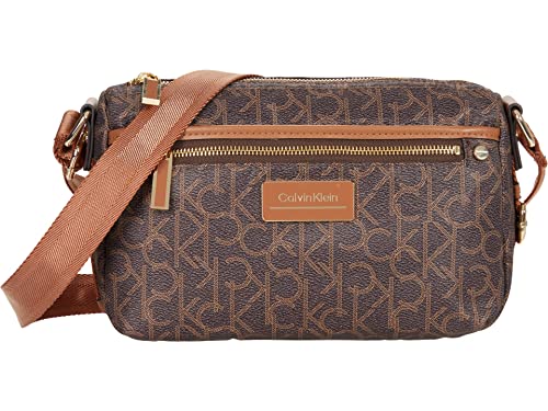 Calvin Klein Sussex Printed Nylon Crossbody Brown/Khaki Photoprint One Size | The Storepaperoomates Retail Market - Fast Affordable Shopping