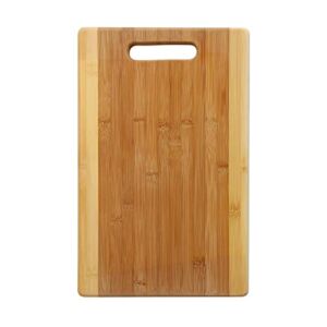 YBM Home Bamboo Cutting Board with Handle for Food Prep, Meat, and Vegetables – 100% Natural Chopping Board and Butcher Block, 1 Unit, Small (12.6 in. L x 8.6 in. W x 0.375 in. H)
