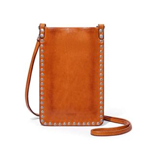 BRIRT Crossbody Leather Bags Women’s Cellphone Wallet Small Travel Purse Leather
