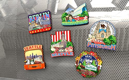 Atlanta Georgia USA America Fridge Magnet Wooden Collection 3D Wood Handmade Travel City Souvenirs Refrigerator Magnet Home Decoration Gift -25 | The Storepaperoomates Retail Market - Fast Affordable Shopping