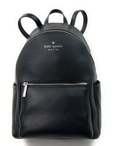 Kate Spade New York Liela Pebbled Leather Medium Dome Backpack (Black)
