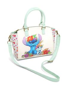 Loungefly Disney Lilo & Stitch Floral Satchel Bag
