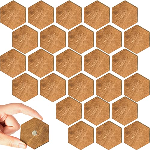 30 Pcs Wooden Fridge Magnets Hexagon Locker Magnets Magnetic Refrigerator Magnets Whiteboard Magnets Decorative Magnets Office Magnets Cute Magnets Wood Magnets for Refrigerator Fridge Kitchen Cabinet | The Storepaperoomates Retail Market - Fast Affordable Shopping