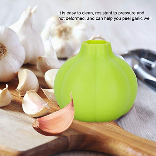 Green Silicone Garlic Peeler, Food Grade Soft Material Garlic Masher, Peeling Tool Useful Vegetable Tool Kitchen Accessories for Home Use | The Storepaperoomates Retail Market - Fast Affordable Shopping