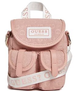 GUESS Factory Women’s Mini Faux-Leather Logo Backpack Crossbody
