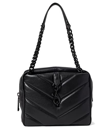 Rebecca Minkoff Edie Maxi Top Zip Shoulder Black One Size | The Storepaperoomates Retail Market - Fast Affordable Shopping