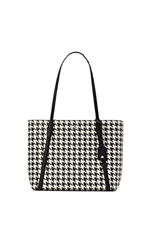 Kate Spade New York Cara Tote Large Shoulder Handbag (Houndstooth) | The Storepaperoomates Retail Market - Fast Affordable Shopping