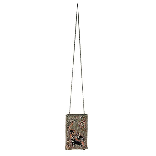 Mary Frances – Elegant Elephant Crossbody Phone Bag -Statement Crossbody – Removable Chain Strap, Top Compartment, Side Zipper Compartment, Fits a Cell Phone | The Storepaperoomates Retail Market - Fast Affordable Shopping