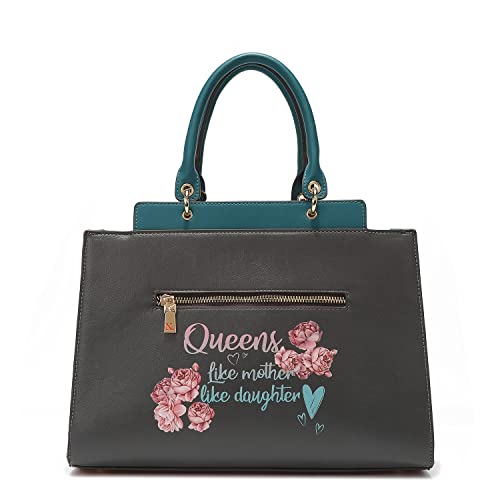 Double Queens Nicole Lee Satchel Handbag | The Storepaperoomates Retail Market - Fast Affordable Shopping