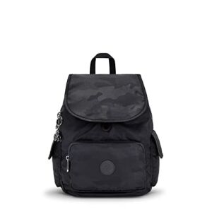 Kipling City Pack Small Backpack Black Camo Emb
