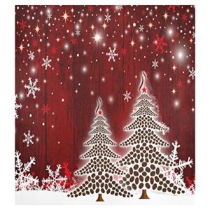 Red Christmas Tree Dishwasher Stickers Magnetic Winter Snowflake Snowman Xmas Kitchen Fridge Magnet Cover Decals Home Decorations Vinyl Sticker Reusable 23W x 26H inches