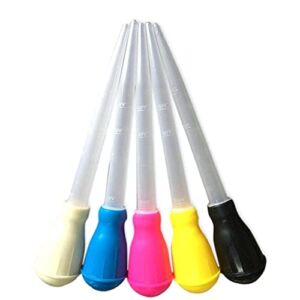 CiNgK 30 Ml Kitchen Cooking Gadgets Turkey Oil Dropper Chicken Baster Cleartube Random Barbecue Pipe Food Color Sprayer