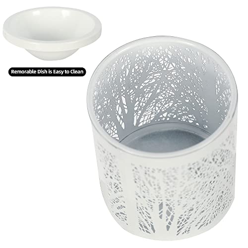 inrorans White Metal Plug in Wax Warmer Tree Pattern Wall Wax Warmer for Scented Wax with Removable Tray Candle Warmer Plug in Night Light for Home… | The Storepaperoomates Retail Market - Fast Affordable Shopping