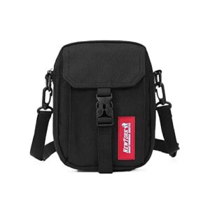 Jinfield Small Crossbody Bag Nylon: Messenger Bags Side Bag Casual Satchel Shoulder Pouch Mini Purse Sling Pack for Boy Girl