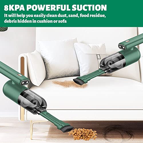 Cordless Handheld Vacuum Cleaner, FEiMA Mini Car Vacuum Rechargeable, Ultra-Lightweight 0.8lb, 8000Pa Powerful Suction with Dual Ledlight for Car & Home Cleaning | The Storepaperoomates Retail Market - Fast Affordable Shopping