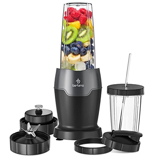 Blenders for Kitchen, Befano 3-in-1 Blender for Shakes and Smoothies, Personal Blender Margarita Machine with 700-Watt Base & Total Crushing Technology & 11 Piece set for Smoothies, Ice and Fruit | The Storepaperoomates Retail Market - Fast Affordable Shopping