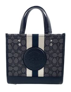 COACH Dempsey Tote 22 In Signature Jacquard With Stripe Patch