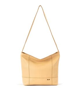 The Sak De Young Hobo Bag in Leather, Buttercup