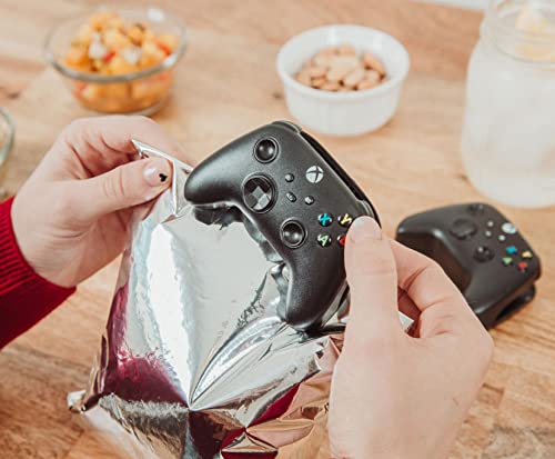 Xbox Controller Heavy Duty Chip Clips, Set of 4 | Plastic Bag Clamps For Snacks and Food Storage With Air Tight Seal Grip | Useful Home & Kitchen Decorations, Cute Video Game Gifts and Collectibles | The Storepaperoomates Retail Market - Fast Affordable Shopping