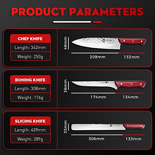 VG10 Slicing Knife, 12 inch Japanese Carving Knife Ultra Sharp Forged High Carbon Stainless Steel Long Brisket Knife For Meat Cutting BBQ Full Tang Kitchen Knives Ergonomic Handle Gift Box | The Storepaperoomates Retail Market - Fast Affordable Shopping