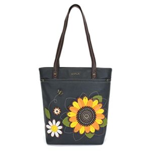 Chala Deluxe Everyday Tote – Sunflower – Navy