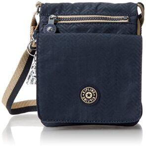 Kipling Womens Women’s New Eldorado Minibag, Lightweight Bag, Nylon Travel Crossbody Bag, Endless Bl Emb, 6 L x 7.75 H 0.75 D US