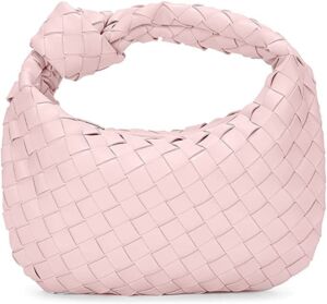 Designer Handbags for Women – PU Leather Woven Fashion Shoulder Bag for Women – Elegant Handmade Womens Trendy Tote Bags