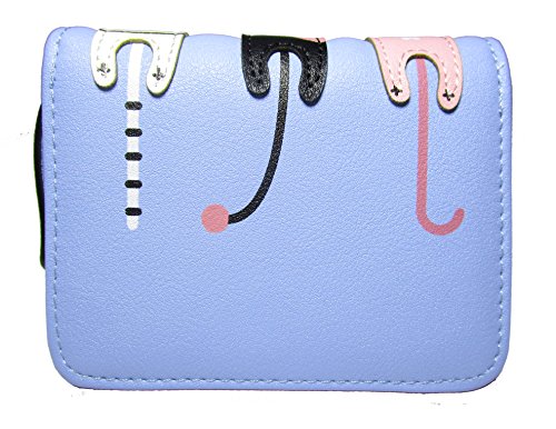 Nawoshow Women Cute Cat Wallet Coin Purse Bifold Wallet Clutch Bag (A-Blue) | The Storepaperoomates Retail Market - Fast Affordable Shopping