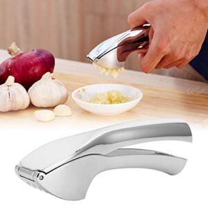Summer Enjoyment Garlic Press, Garlic Mincer Garlic Crusher, Easy To Clean for Home Kitchen Mincer tool Accessory Mince and Slice Garlic or Ginger