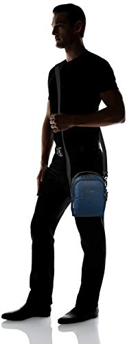 Pacsafe Metrosafe LS100 ECONYL 3 Liter Anti Theft Crossbody/Shoulder Bag – Fits 7 inch Tablet, ECONYL Ocean | The Storepaperoomates Retail Market - Fast Affordable Shopping
