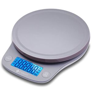 Etekcity 0.1g Food Kitchen Scale, Digital Ounces and Grams for Cooking, Baking, Meal Prep, Dieting, and Weight Loss, 11lb/5kg, Gray