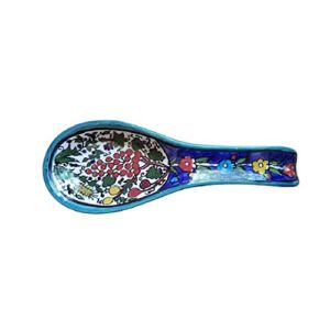 Bluenoemi Rest Spoon Ceramic Resting Cooking Spoons, Utensils, Kitchen Spoon Holder for Stove Top. Gift for Home/
