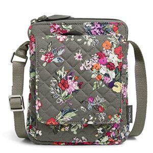 Vera Bradley Mini Hipster Crossbody Purse with RFID Protection, Hope Blooms-Recycled Cotton