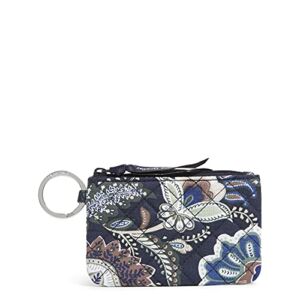 Vera Bradley Women’s Zip ID Case Wallet, Java Navy Camo-Recycled Cotton, One Size